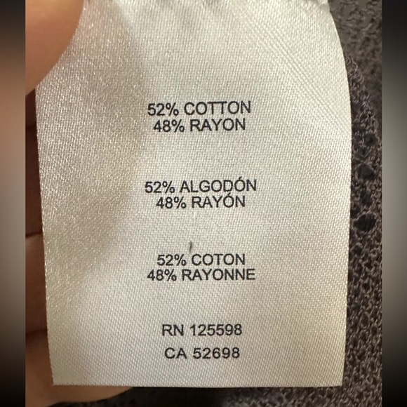 Adrienne Vitrine Cardigan Women Size M/L Gray Floral Sheer - Picture 3 of 5